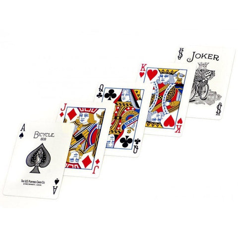 Bicycle Rider Standard poker cards golden frame (Blue) - Hobby.lt 🇬🇧