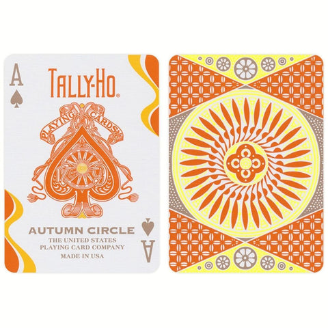 Bicycle Tally - Ho Autumn circle cards - Hobby.lt 🇬🇧