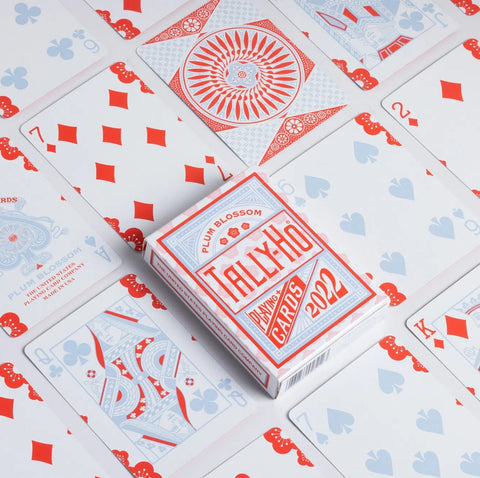 Bicycle Tally - Ho Plum Blossom Playing Cards - Hobby.lt 🇬🇧