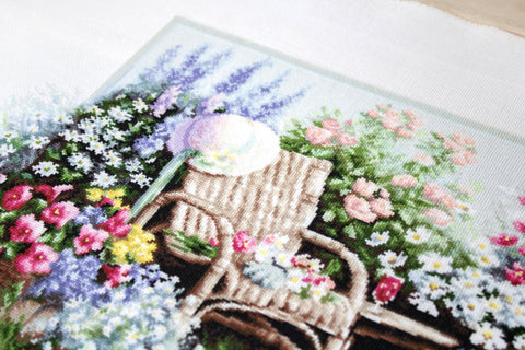 Blooming Garden SB2344 - Cross Stitch Kit - Hobby.lt 🇬🇧