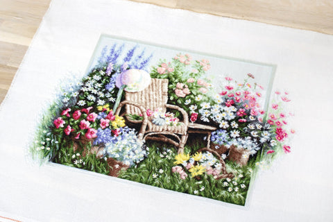 Blooming Garden SB2344 - Cross Stitch Kit - Hobby.lt 🇬🇧