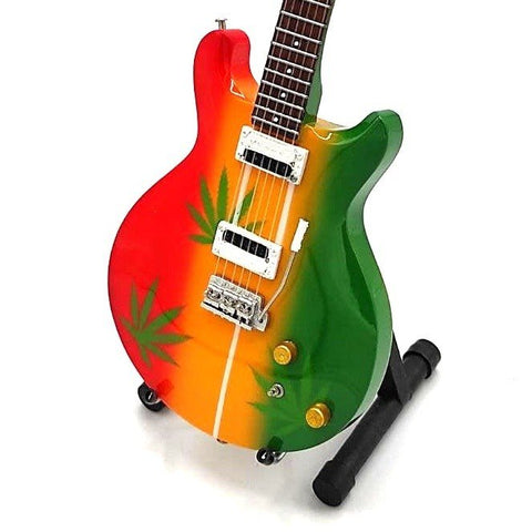 Bob Marley Tribute Ganja Mini Guitar MGT - 0468 - Hobby.lt 🇬🇧