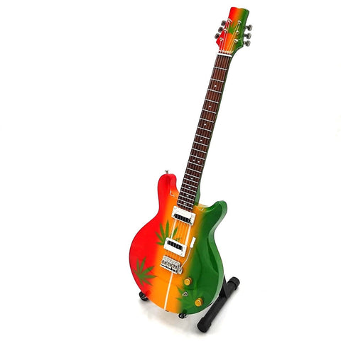 Bob Marley Tribute Ganja Mini Guitar MGT - 0468 - Hobby.lt 🇬🇧