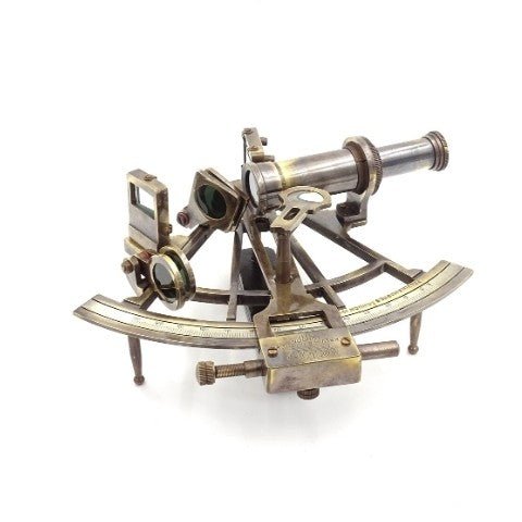 Brass sextant in a wooden box NC1517 - Hobby.lt 🇬🇧