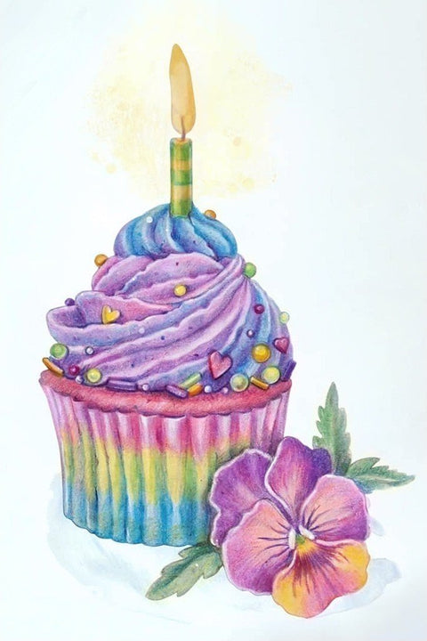 Celebration Cupcake 20х30 Diamond Painting Set Cs2720 - Hobby.lt 🇬🇧