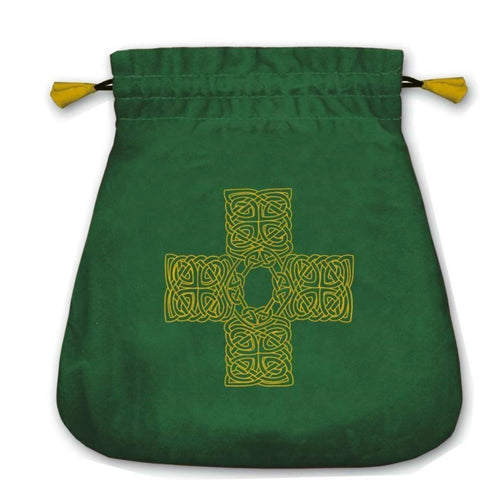 Celtic Cross Satin Green Bag Cards Lo Scarabeo - Hobby.lt 🇬🇧