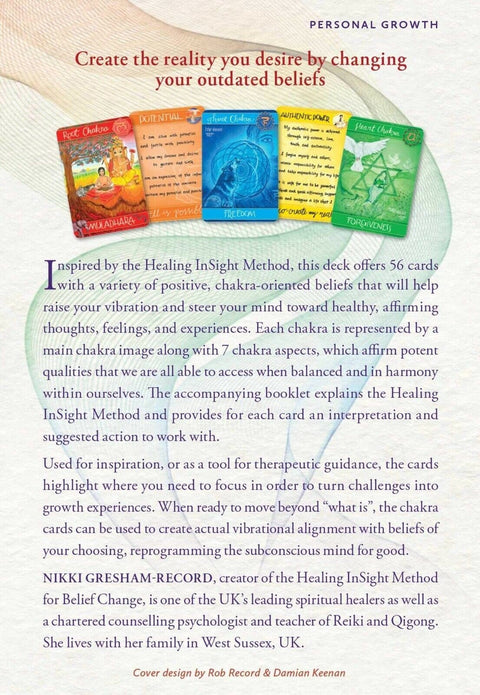 Chakra Cards For Belief Change Findhorn Press - Hobby.lt 🇬🇧