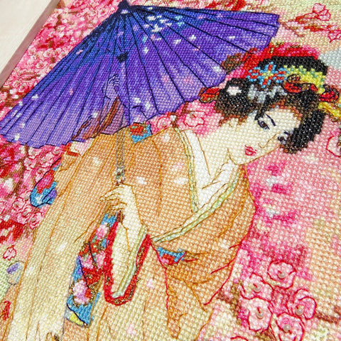 Cherry Tree of Dreams SLETI953 - Cross Stitch Kit - Hobby.lt 🇬🇧