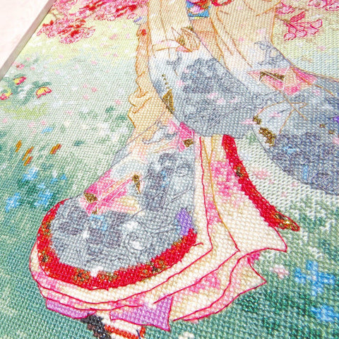 Cherry Tree of Dreams SLETI953 - Cross Stitch Kit - Hobby.lt 🇬🇧