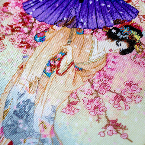 Cherry Tree of Dreams SLETI953 - Cross Stitch Kit - Hobby.lt 🇬🇧