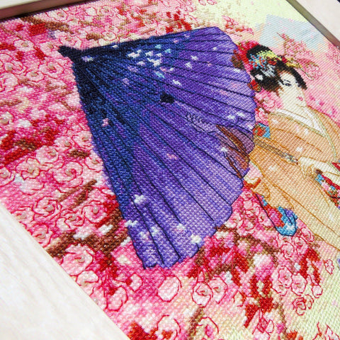 Cherry Tree of Dreams SLETI953 - Cross Stitch Kit - Hobby.lt 🇬🇧