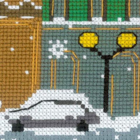 Christmas City cross stitch kit by RIOLIS Ref. no.: 1683 - Hobby.lt 🇬🇧