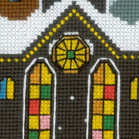 Christmas City cross stitch kit by RIOLIS Ref. no.: 1683 - Hobby.lt 🇬🇧