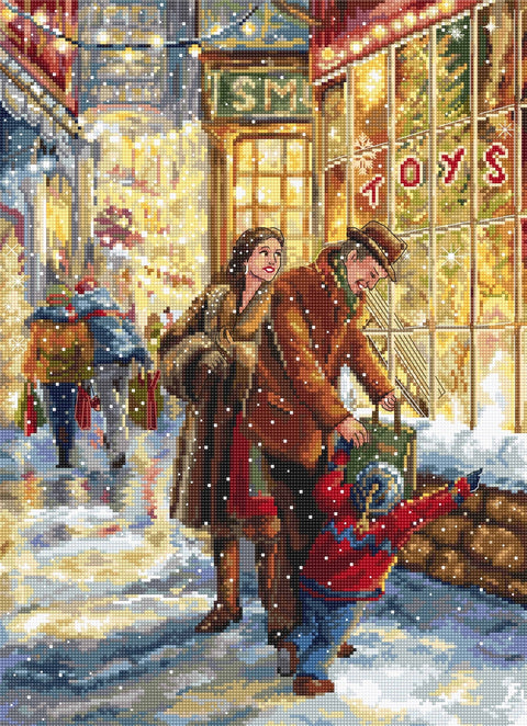 Christmas Expectation SLETI943 - Cross Stitch Kit - Hobby.lt 🇬🇧