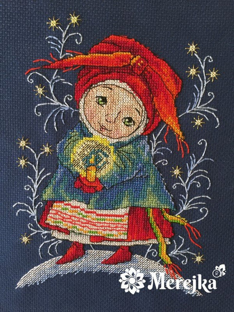 Christmas Light SK19 cross stitch kit by Merejka - Hobby.lt 🇬🇧