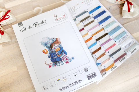 Christmas Mouse SB1168 - Cross Stitch Kit - Hobby.lt 🇬🇧