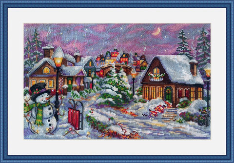 Christmas Night SK71 cross stitch kit by Merejka - Hobby.lt 🇬🇧