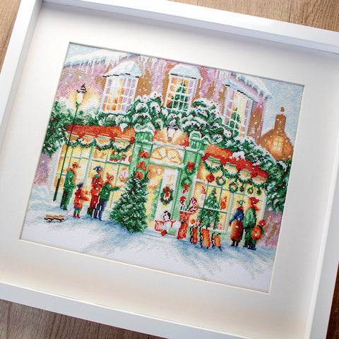 Christmas Shop SLETI914 - Cross Stitch Kit - Hobby.lt 🇬🇧