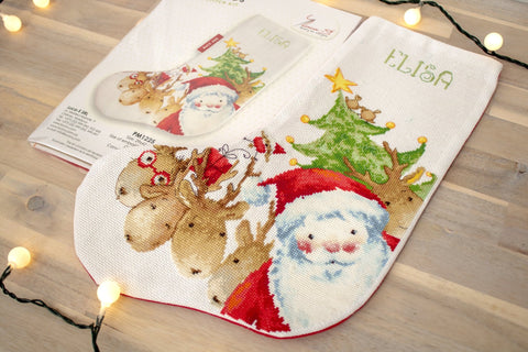 Christmas Stocking SPM1225 - Cross Stitch Kit - Hobby.lt 🇬🇧