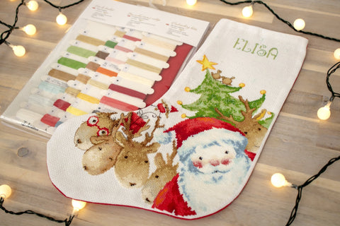 Christmas Stocking SPM1225 - Cross Stitch Kit - Hobby.lt 🇬🇧
