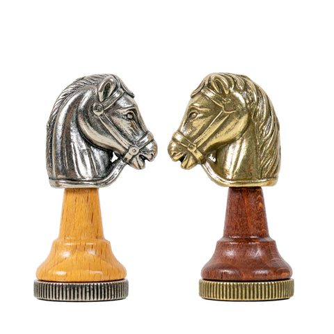 CLASSIC Wood/Metal Chess Set + Leatherette Chess Board + Chess Box + Chess - Hobby.lt 🇬🇧