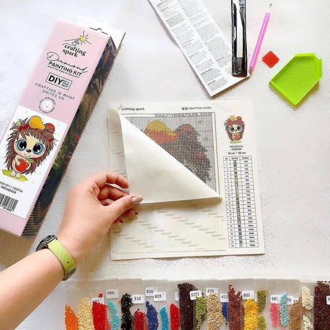 Colourful Fox Diamond Painting Set CS2543 - Hobby.lt 🇬🇧