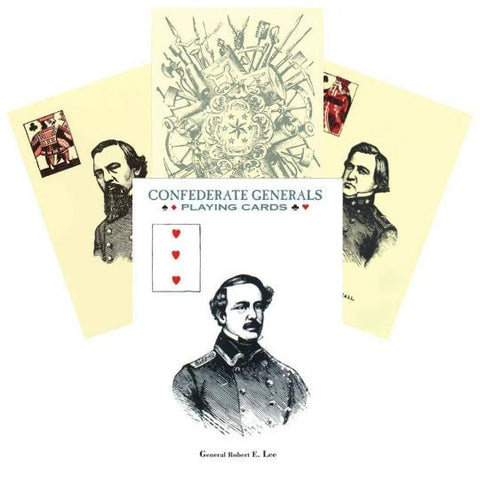 Confederate Generals playing cards - Hobby.lt 🇬🇧