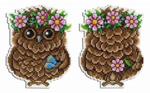 Cross Stitch Kit Cute Owlet SR - 344 - Hobby.lt 🇬🇧