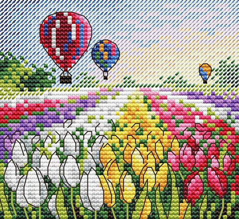 Cross Stitch Kit Evening in Holland SM - 433 - Hobby.lt 🇬🇧