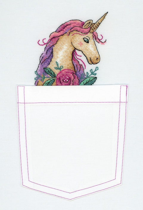 Cross Stitch Kit Fairytale Unicorn SV - 250 - Hobby.lt 🇬🇧