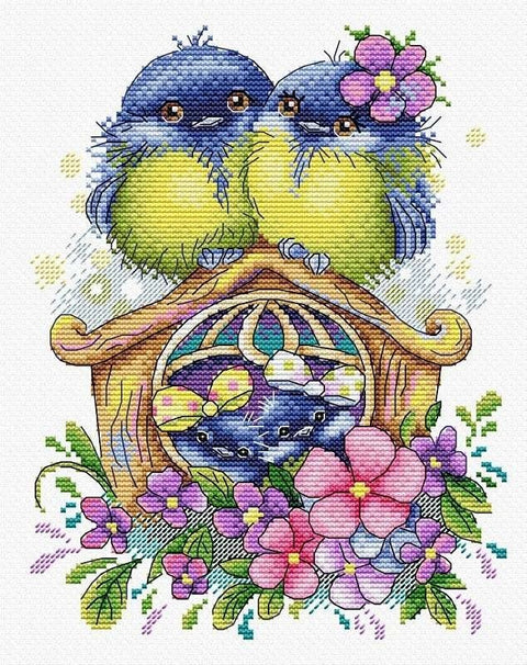 Cross Stitch Kit Happy Family SM - 397 - Hobby.lt 🇬🇧