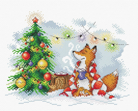 Cross Stitch Kit New Year Lights SM - 323 - Hobby.lt 🇬🇧