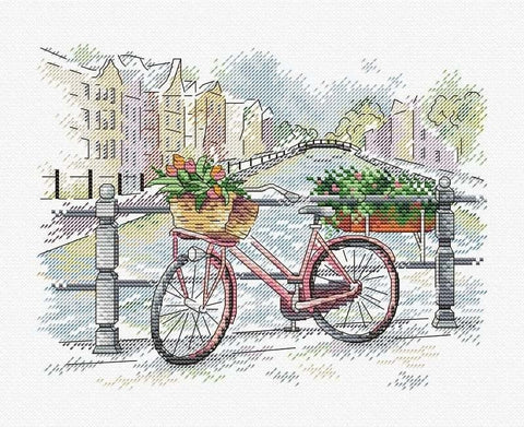 Cross Stitch Kit On the Bridge SM - 385 - Hobby.lt 🇬🇧