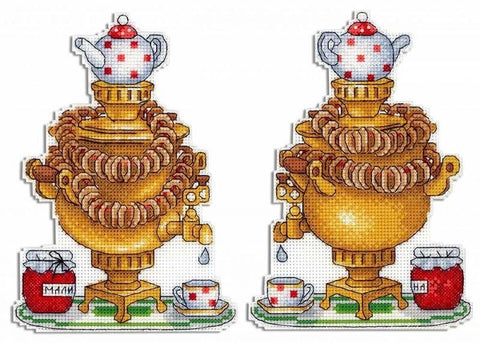 Cross Stitch Kit Samovar SR - 416 - Hobby.lt 🇬🇧