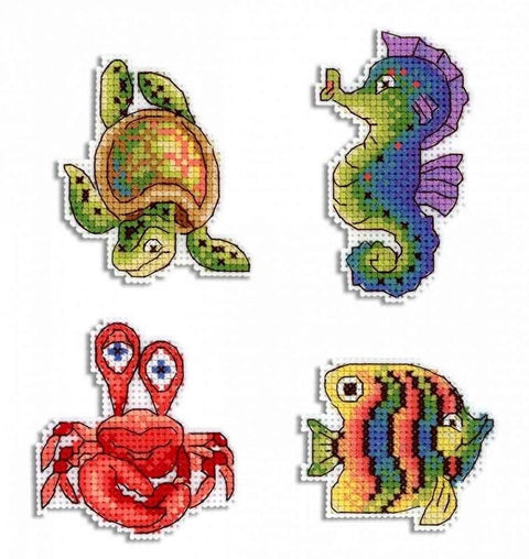 Cross Stitch Kit Sea Dwellers SR - 414 - Hobby.lt 🇬🇧