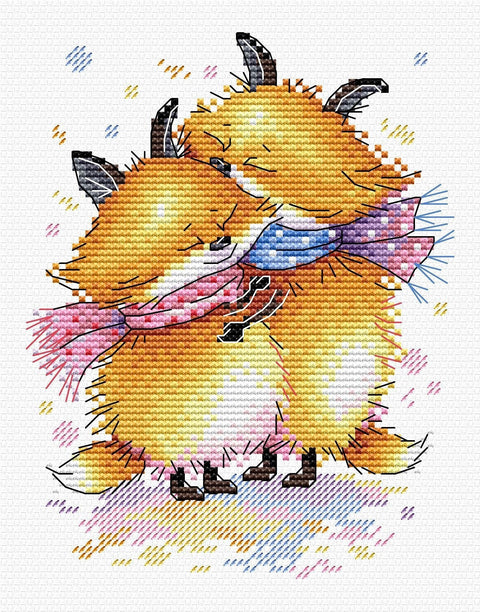 Cross Stitch Kit Warmer Together SM - 351 - Hobby.lt 🇬🇧