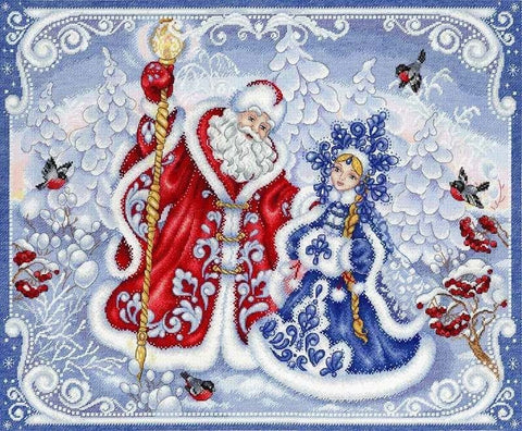 Cross Stitch Kit Winter Fairytale SNV - 681 - Hobby.lt 🇬🇧