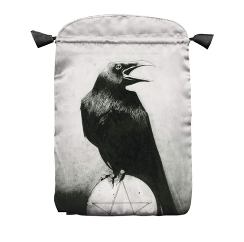 Crows Satin Bag for Tarot Cards Lo Scarabeo - Hobby.lt 🇬🇧