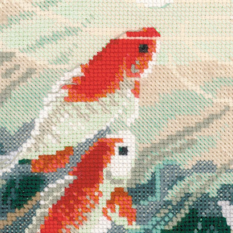 Dancing Fish - Cross Stitch Kit from RIOLIS Ref. no.:1574 - Hobby.lt 🇬🇧