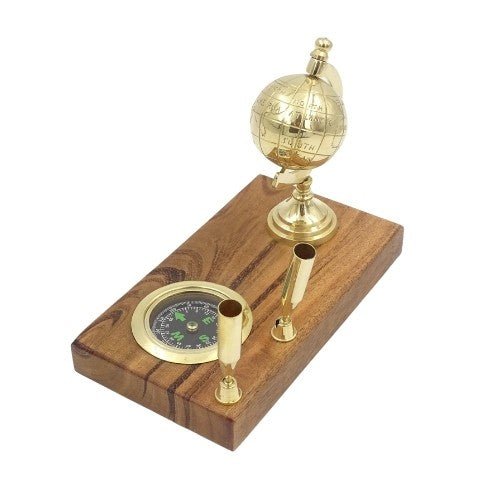 Desk set Globe Compass Pen holders NC2144E - Hobby.lt 🇬🇧