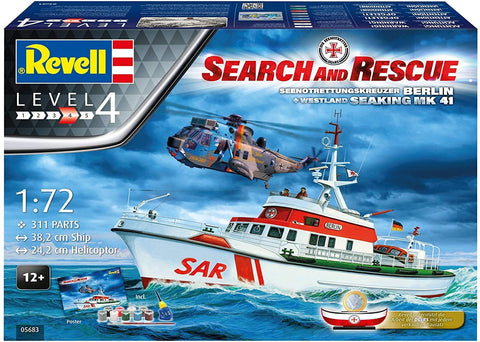 DGzRS Berlin & Westland Sea King MK 41 - Plastic Modelling Kit By Revell - Hobby.lt 🇬🇧