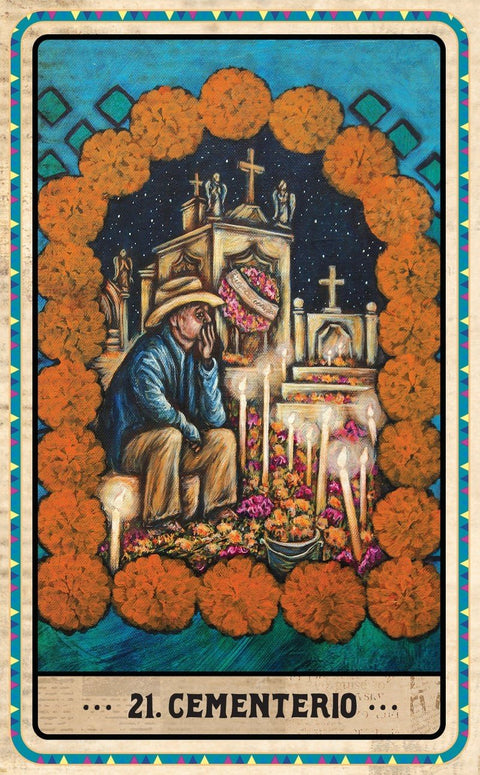 Dia De Los Muertos Oracle cards Blue Angel - Hobby.lt 🇬🇧