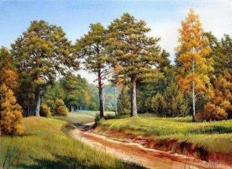 Diamond painting Autumn Pines AZ - 1168 Size: 70х46 - Hobby.lt 🇬🇧