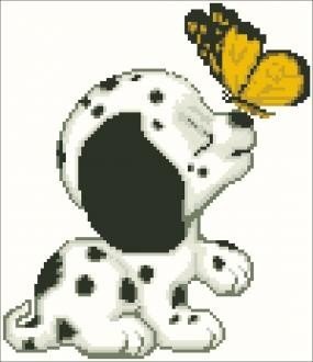 Diamond painting Dalmatian AZ - 114 Size: 25х29 - Hobby.lt 🇬🇧