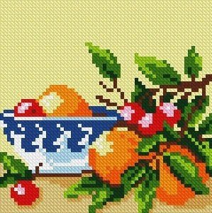 Diamond painting Fruit Freshness AZ - 1081 Size: 15х15 - Hobby.lt 🇬🇧