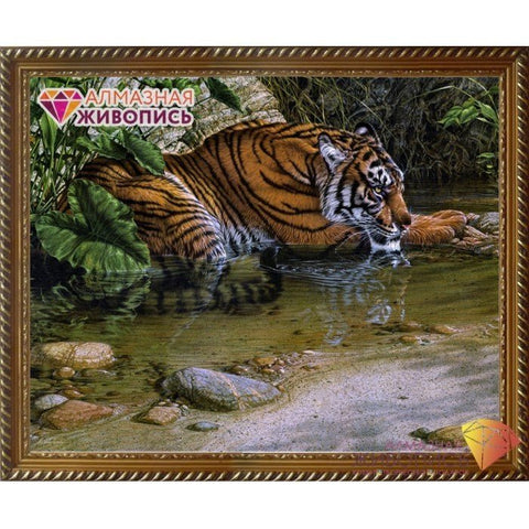 Diamond painting In the Jungle AZ - 1412 Size: 50х40 - Hobby.lt 🇬🇧