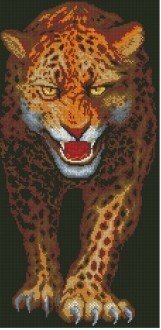 Diamond painting Jaguar AZ - 1083 Size: 29х58 - Hobby.lt 🇬🇧