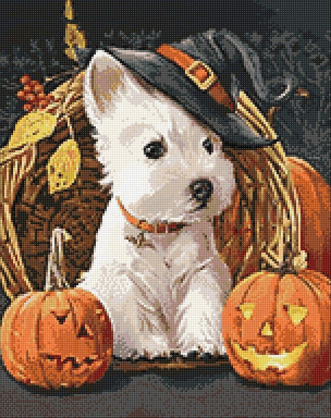 Diamond painting kit Carnival Dog WD188 - Hobby.lt 🇬🇧