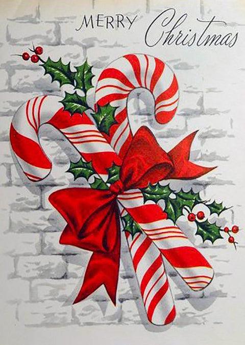 Diamond painting kit Christmas Candy WD2441 - Hobby.lt 🇬🇧