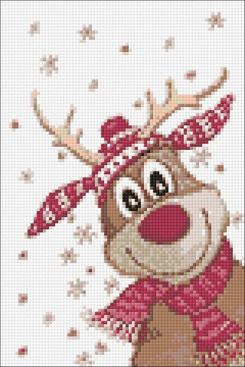 Diamond painting kit Christmas Deer WD109 - Hobby.lt 🇬🇧